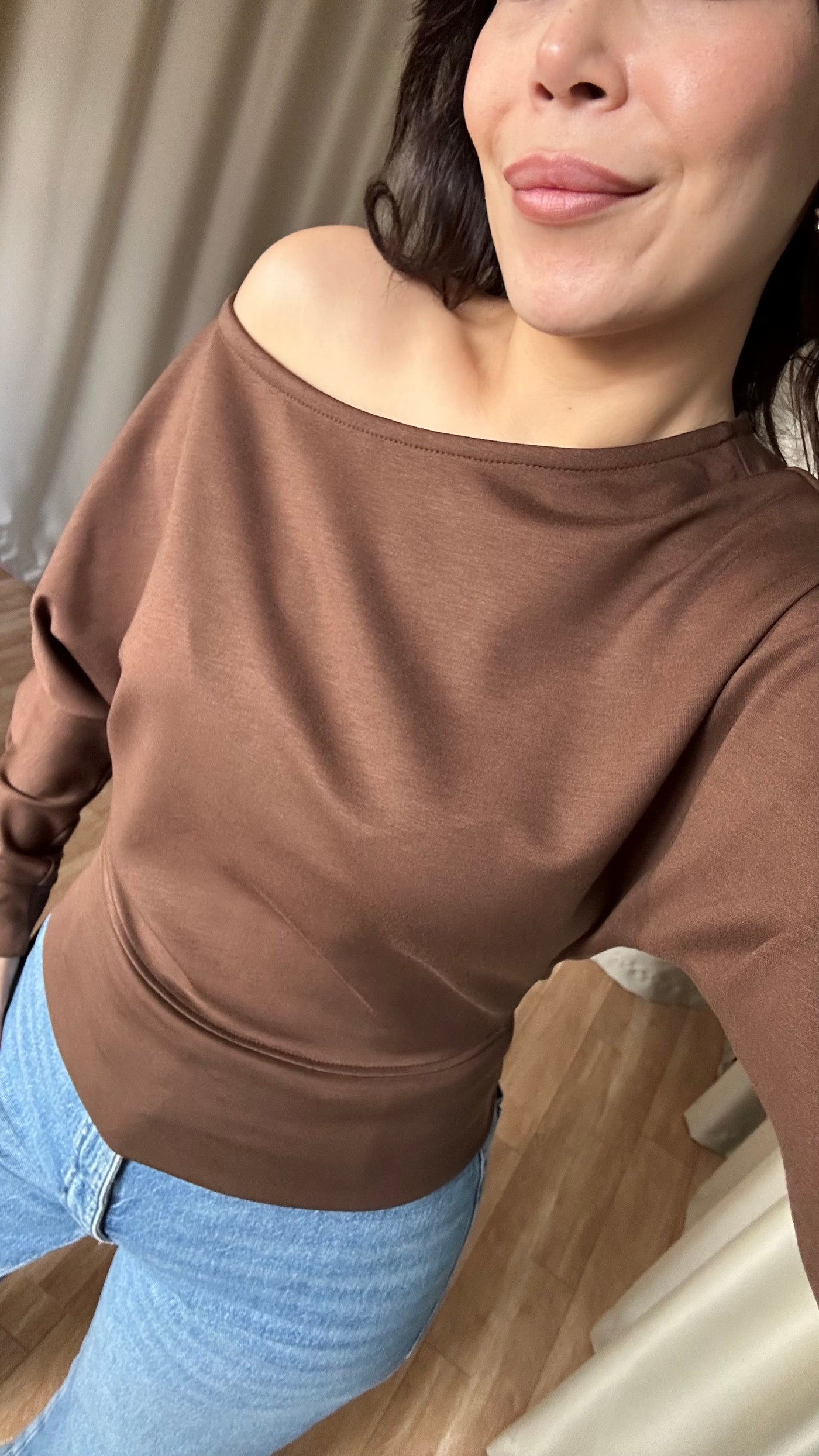 Kahve  DÜŞÜK OMUZLU OYSHO BODY