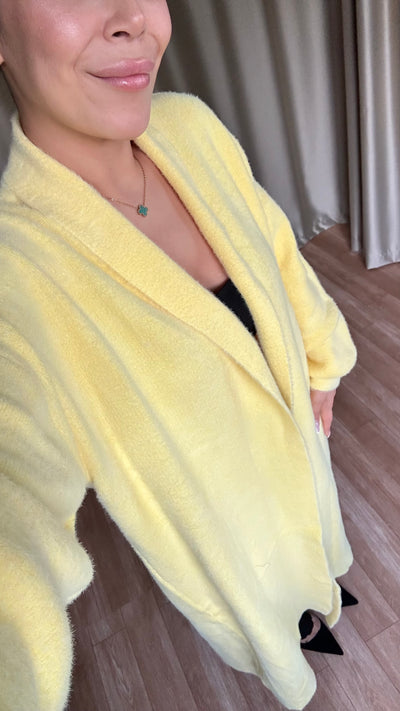 Bebe sarısı sakallı Yumoş hırka