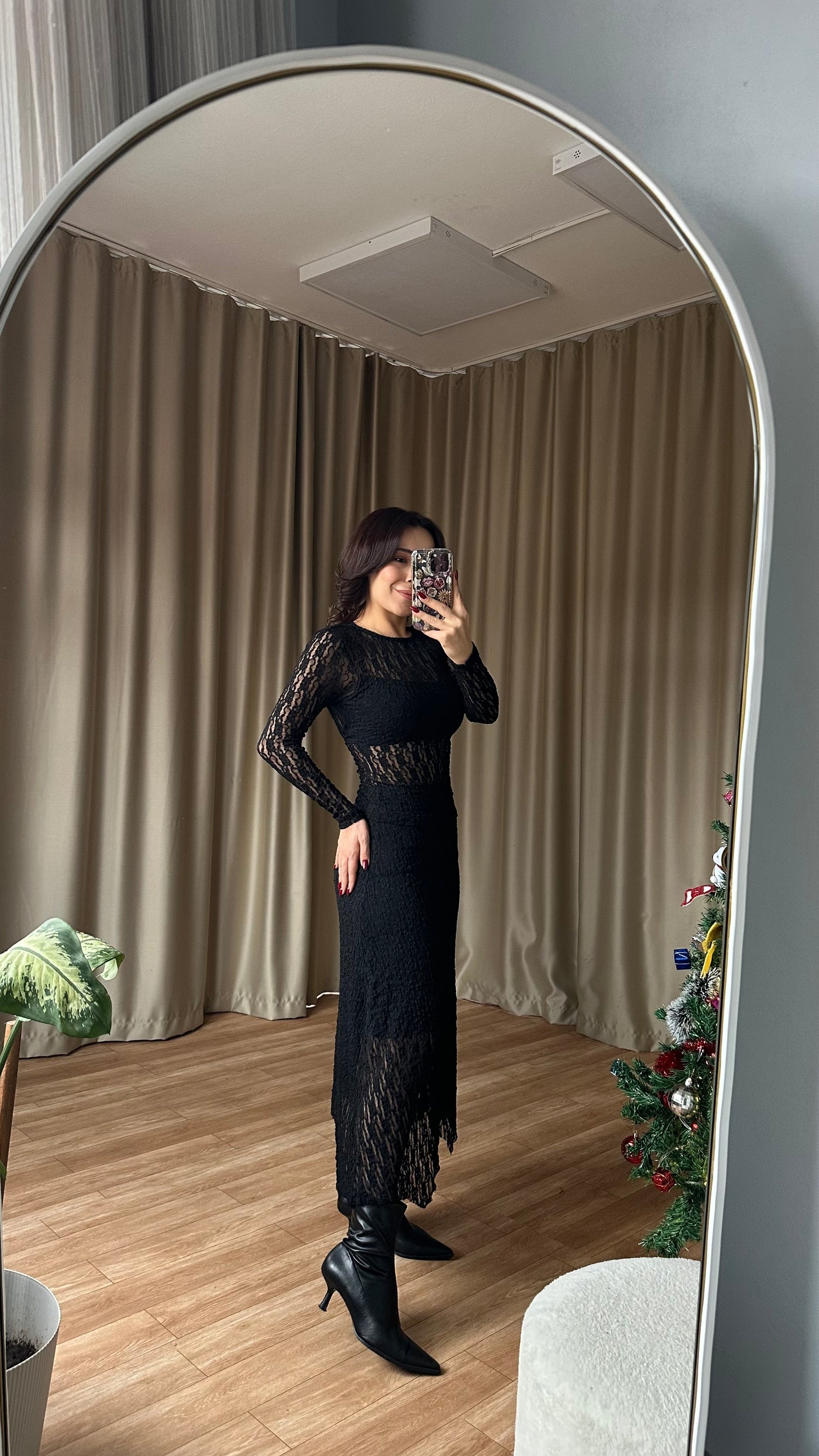 Dantel detaylı ikili takım ￼