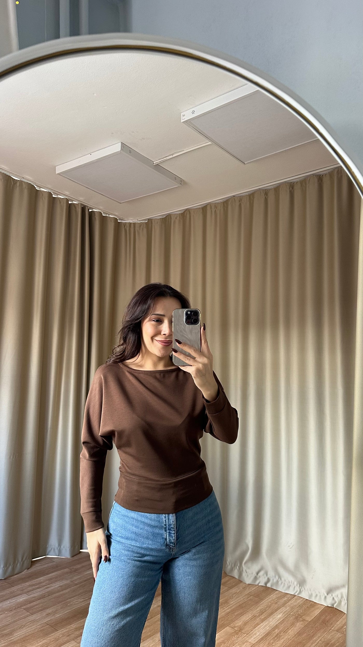 Kahve  DÜŞÜK OMUZLU OYSHO BODY